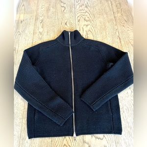 Rag & Bone Zip Up Wool Sweater